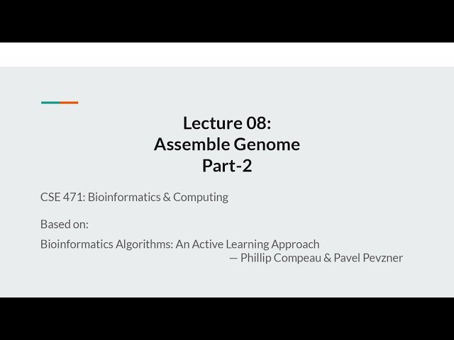 L08 Assemble Genome  (Part-2) | Bioinformatics & Computing in Bangla