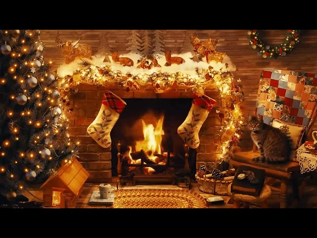 Colinde tradiționale ❄️☃️🇷🇴 Șemineu cu foc🔥