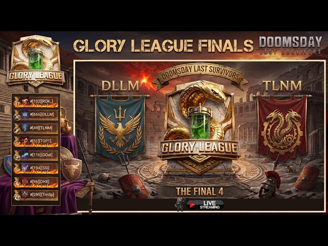 Doomsday: Last survivors - Glory League Finals Last 4 - 25-08-2026 13:00 UTC