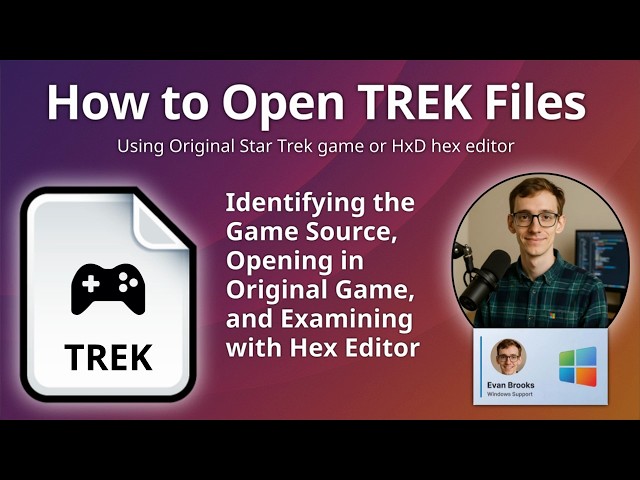 How to Open TREK Files (Star Trek Game Data)
