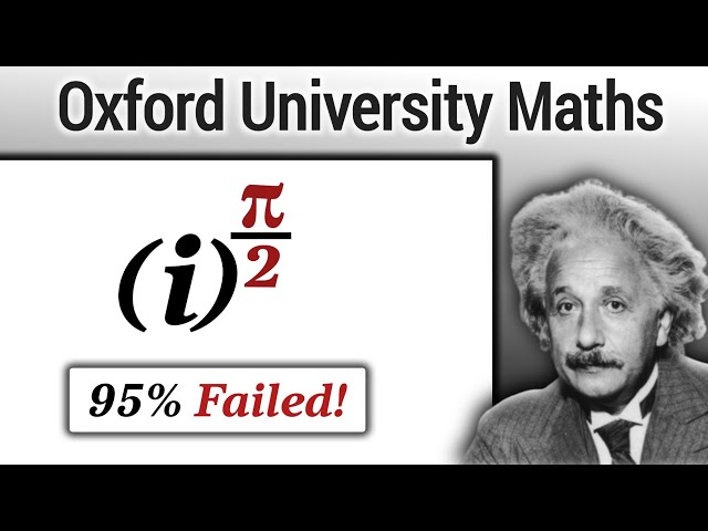 Oxford University Entrance Exam Question | Mostly failed | How to solve?