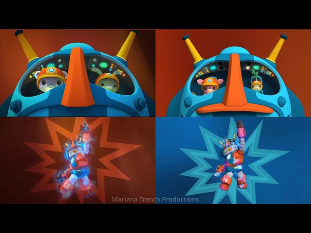 Octonauts GUP-Z Transformation Comparison (Ring of Fire & Arctic Lightning)