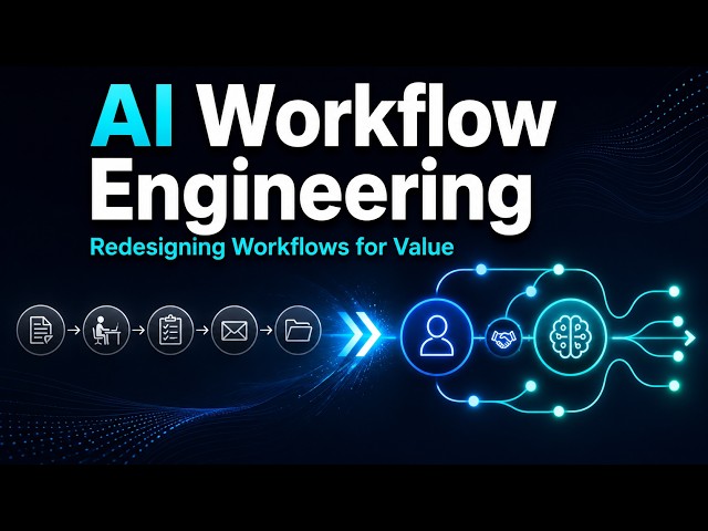 AI Workflow Engineering (AIWE), a practical methodology for redesigning workflows