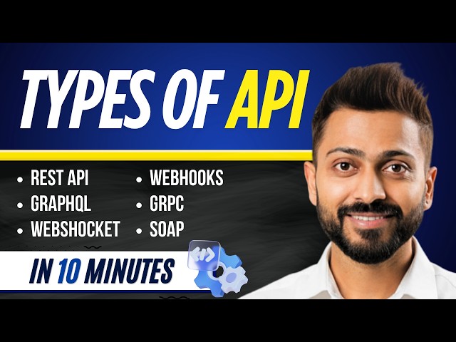 All Types of APIs in 10 Minutes | REST, SOAP, GraphQL, gRPC & WebSockets