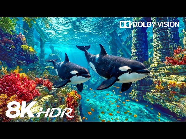 Magnificent 8K HDR Coral Kingdom | Dolby Vision™