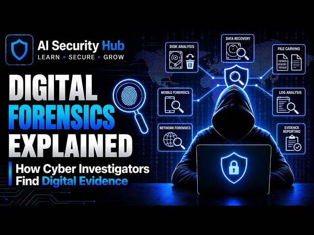 DIGITAL FORENSICS EXPLAINED 🔎 | How Cyber Investigators Find Digital Evidence
