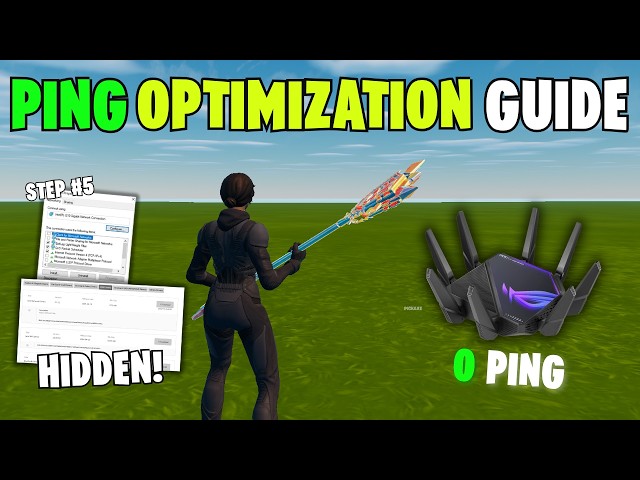 *ULTIMATE* FREE Network Optimization Guide For Any Game! *0 PING + 0 DELAY*