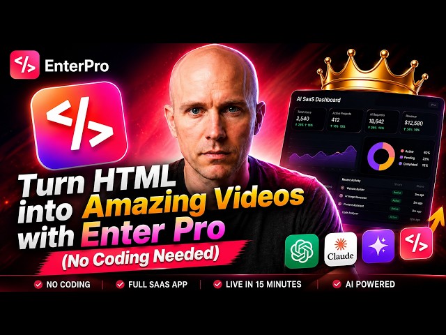 Turn HTML into Amazing Videos with Enter Pro (No Coding Needed)
