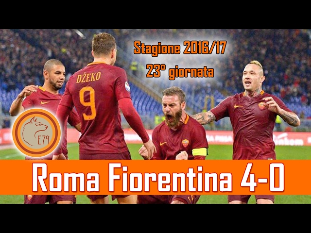 Roma show! Poker alla Fiorentina