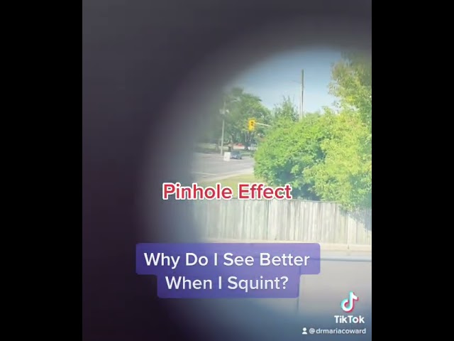 Why Do I See Better When I Squint? #eyes #squint