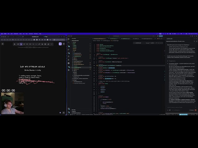 Day #8 - Creating web apps and video games: Bricks Breaker in Unity!