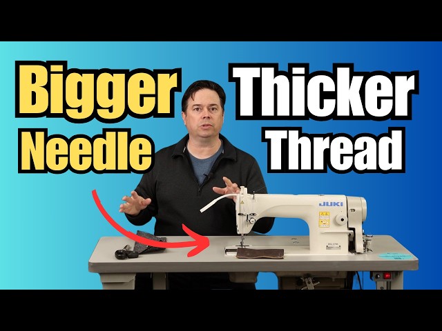 Juki DDL 8700 Use a Bigger Needle and Thicker Thread than Ever Before