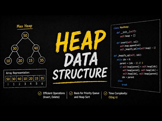 Heap Data Structure | Searching & Sorting | DSA