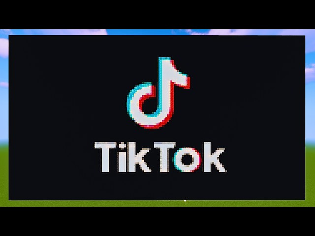 Tiktok Pixel Art Build Effects in Minecraft