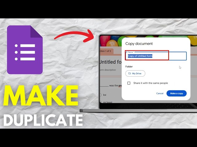 How To Duplicates Google Forms (Full Guide)