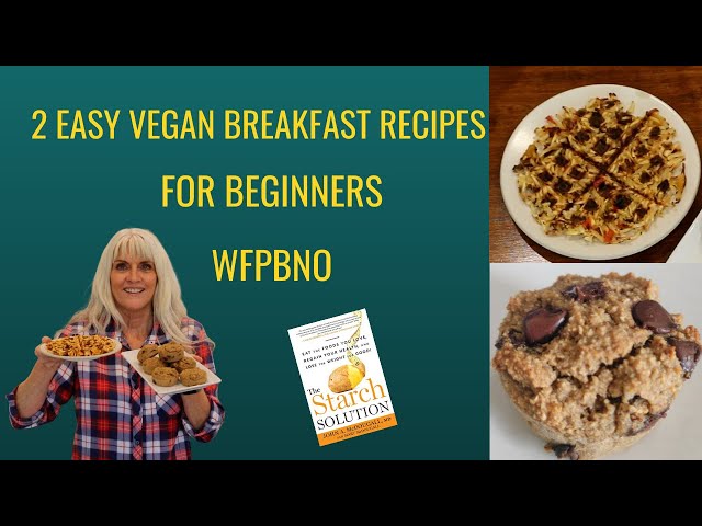 2 Easy Vegan Breakfast Recipes For Beginners / WFPBNO