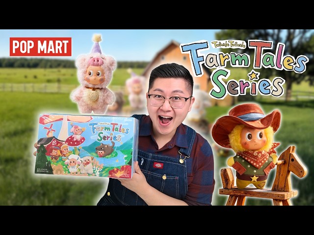 POP MART TWINKLE TWINKLE Farm Tales Vinyl Plush Pendant Full Set Unboxing