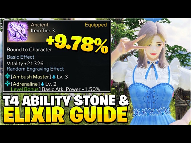 Lost Ark T4 Elixir & Ability Stone Guide