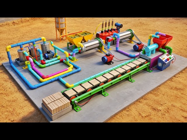 DIY Mini Tiles Factory | Concrete Tiles Manufacturing | Science Project