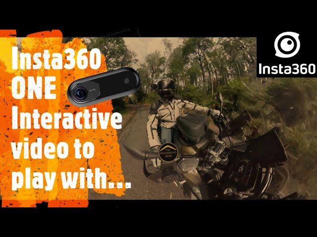 Insta360 ONE - Interactive motorcycle video to play with...!