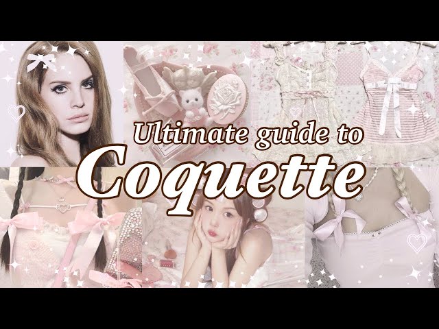 Coquette aesthetic style guide ♡ Brief history into the style & how to dress it 🎀