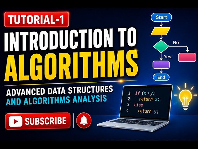 Introduction to Algorithms | ADSAA Unit-1 | Tutorial-1 | Definition, Explanation,Features & Examples