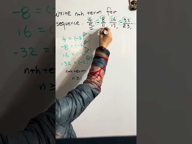 How to find a pattern for a sequence of numbers