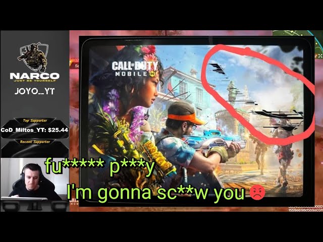CoD Narco almost smashed his iPad then this happened 🤯🥵| CoD Narco got rage | CoD Narco | codm | cod