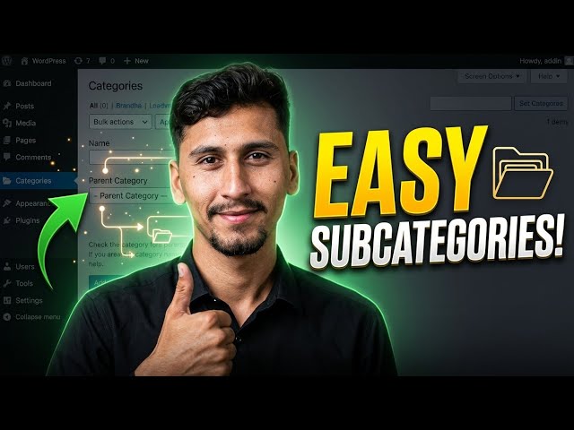 How to Make Subcategory in WordPress | Add Child Categories in WordPress