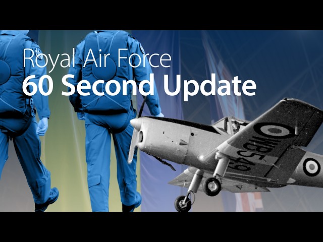 RAF 60 Second Update: Chipmunk's 80th Anniversary and Training Ukrainian Pilots