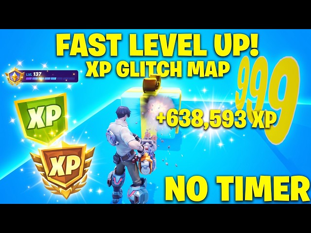 NEW BEST *NO TIMER* Fortnite XP MAP How to LEVEL UP FAST in FORTNITE Chapter 7 Season 3! (EARN XP)