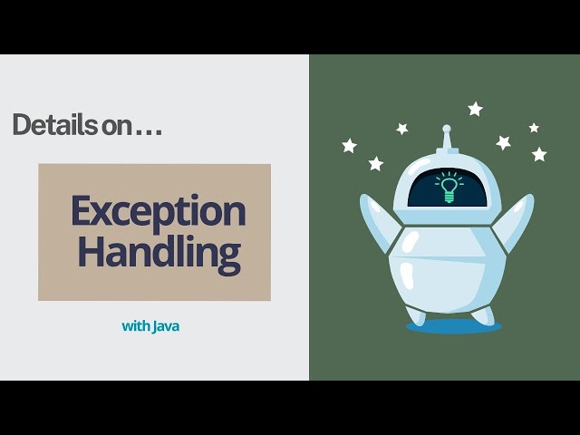 Exception Handling with Java