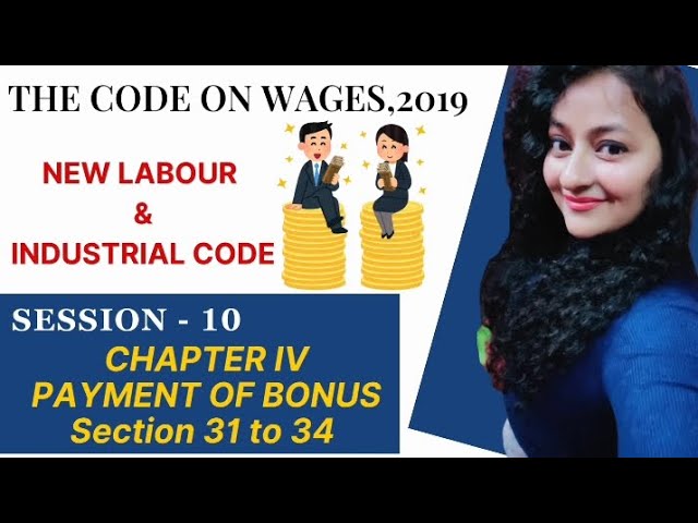 Code on Wages 2019 | Section 31 to 34 | Payment of Bonus #codeonwages2019 #hr #readytogetupdate