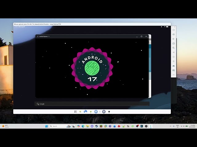 Android Desktop aka AluminiumOS demo (Android Studio)