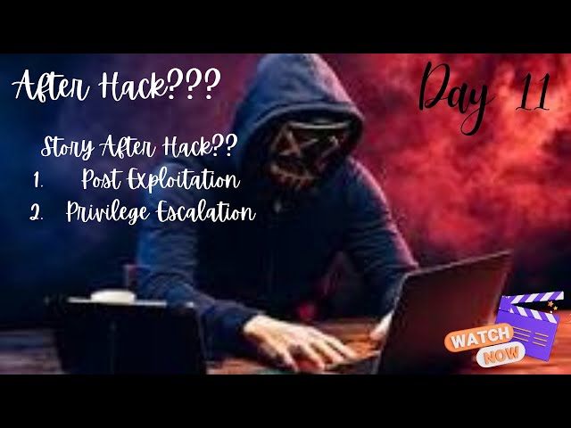 What Happens AFTER the Hack? 🤯 Post-Exploitation & Privilege Escalation Theory (Day 11)