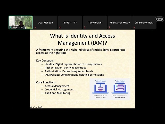 28 January 2025 Accelerating Application Security and Machine Learning with Cloud IAM