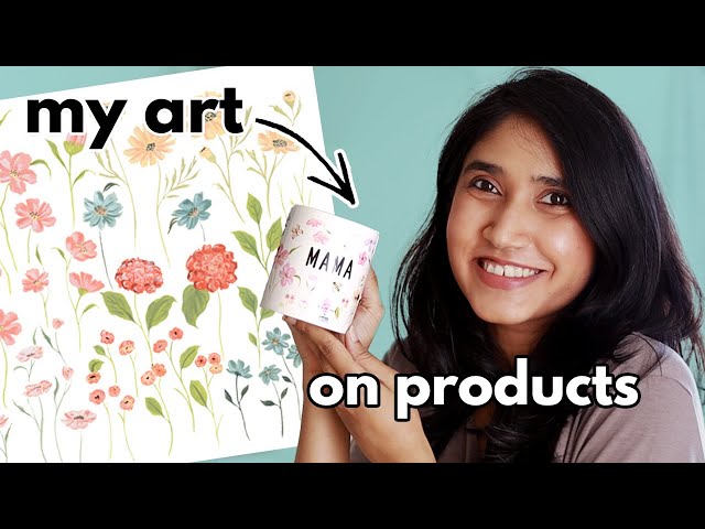 How I got my first client as a beginner surface pattern designer