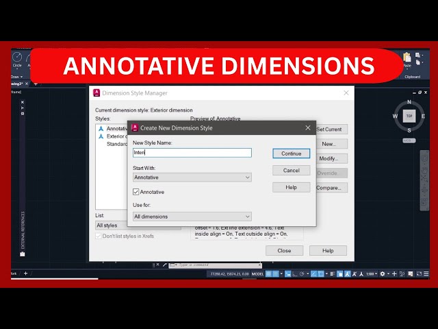 Learn Annotative Dimensions in AutoCAD, Quick Tutorial for Beginners