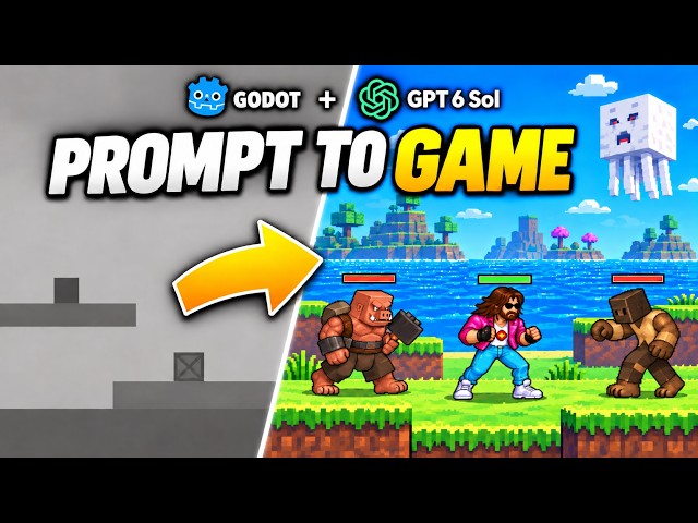 GPT-6 Sol is INSANE at Making Games in Godot (Block City Battle Buddies)
