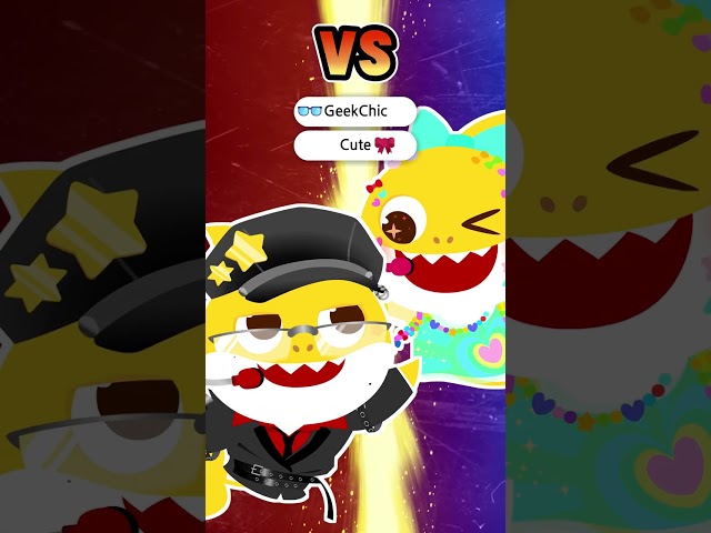 Today's Fashion Ep.09 #OOTB #geekchic vs #cute #babyshark #pinkfongshorts