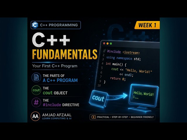 Program Structure | Anatomy, #include & cout | C++ Programming