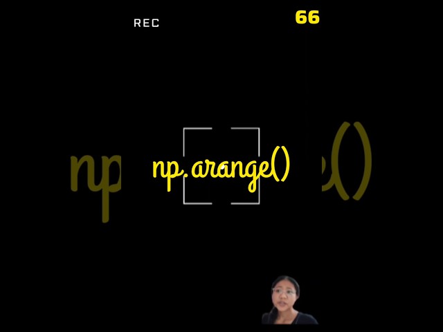 Day 66/100 – np.arange() & np.random.rand() 🎯🔢