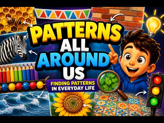 Patterns All Around Us | Finding Patterns in Everyday Life #patterns #mathforkids #learningisfun