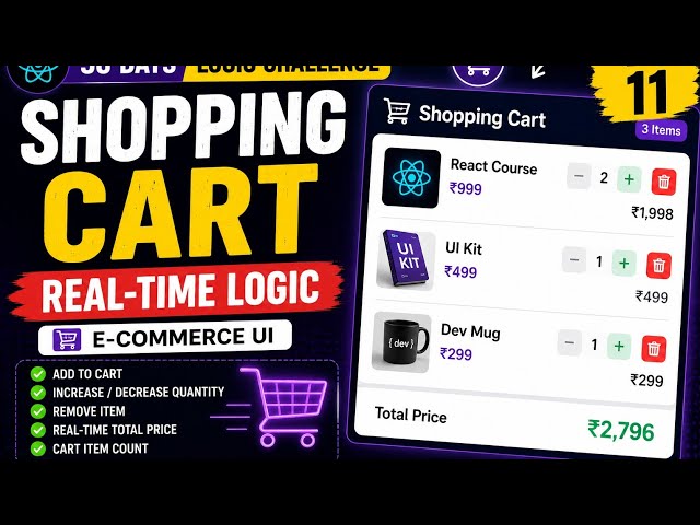React Shopping Cart Project for Beginners /Day 11