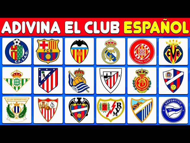 GUESS the SPANISH TEAM 🤩🏆⚽ GUESS the SPANISH LEAGUE CLUB by its SHIELD 🟡🔴 ​​FOOTBALL QUIZ