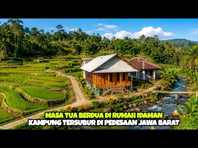 Priceless Gifts of Nature ‼️My Dream Retirement Village Amidst the Rice Fields, Beautiful Village...