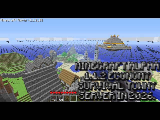 Minecraft Alpha 1.1.2 Server - Minecraft Alpha 1.1.2_01 Server -  (2026, Alpha 1.1.1 and 1.1.2)