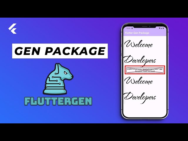 Use Assets Like a Pro | Flutter Gen Package