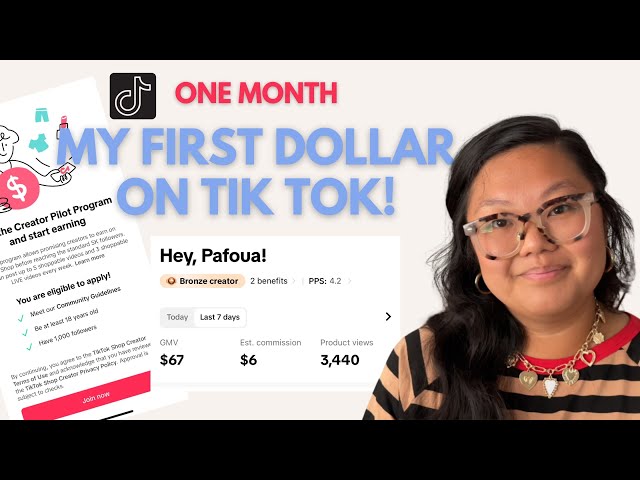 My First Month in the TikTok Creator Pilot Program | SAHM Side Hustle Journey
