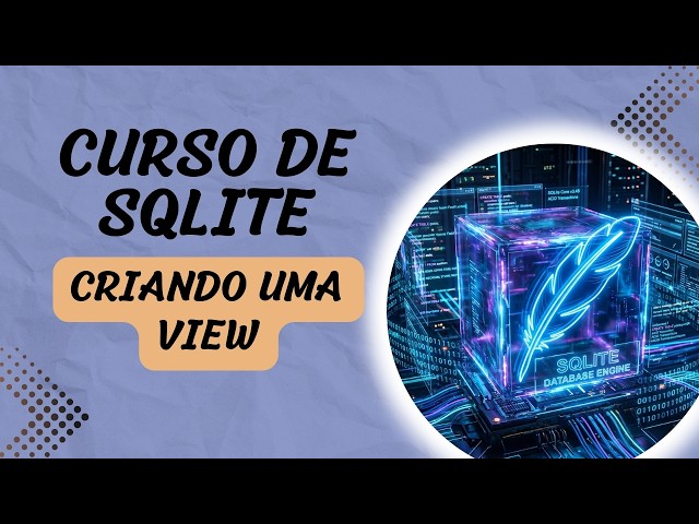 VIDEO 12 - SQLITE COURSE - CREATING A VIEW